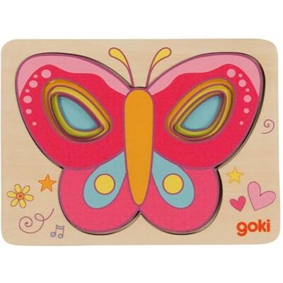 Goki Lagenpuzzel vlinder Goki Lagenpuzzel vlinder