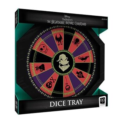 USAopoly The OP Games Nightmare Before Christmas dobbelsteenbord Oogie Boogie Collector Casterwiel voor rollenspellen, D&D, tafelspellen Officieel Disney cadeau USAopoly The OP Games Nightmare Before Christmas dobbelsteenbord Oogie Boogie Collector Casterwiel voor rollenspellen, D&D, tafelspellen Officieel Disney cadeau
