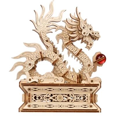 UGEARS Puzzel 3D houten draak model set voor volwassenen mechanische puzzel DIY UGEARS Puzzel 3D houten draak model set voor volwassenen mechanische puzzel DIY
