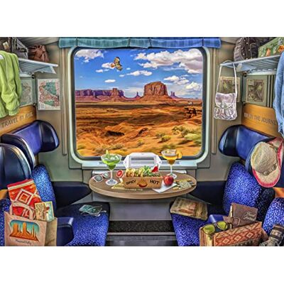 Buffalo Games Lars Stewart Mountain Valley Train Ride Puzzel met 1000 stukjes Buffalo Games Lars Stewart Mountain Valley Train Ride Puzzel met 1000 stukjes