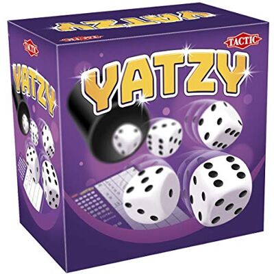 Tactic Selecta 40398, klassieke collectie Yatzy z kubkiem, Wit. Tactic Selecta 40398, klassieke collectie Yatzy z kubkiem, Wit.