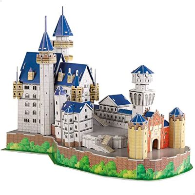 COLORBABY 49658 Neuschwanstein Castle 3D puzzel/bouwmodel voor volwassenen en kinderen/incl. 95 delen/familieplezier, puzzel, modelbouw COLORBABY 49658 Neuschwanstein Castle 3D puzzel/bouwmodel voor volwassenen en kinderen/incl. 95 delen/familieplezier, puzzel, modelbouw