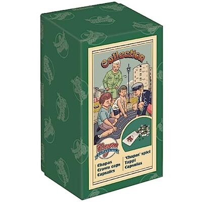 Cayro Petten 8 jaar Model in de vorm van een flessendop Klassiek gezelschapsspel Kinderen en volwassenen Retro doos en 1 stoffen zak 2 spelers Cayro Petten 8 jaar Model in de vorm van een flessendop Klassiek gezelschapsspel Kinderen en volwassenen Retro doos en 1 stoffen zak 2 spelers