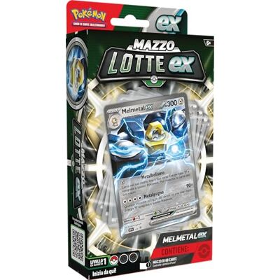 Pokémon GCC Melmetal-ex worstelen (set van 60 kaarten klaar voor gebruik), editie in het Italiaans, kleur, 290-60425 Pokémon GCC Melmetal-ex worstelen (set van 60 kaarten klaar voor gebruik), editie in het Italiaans, kleur, 290-60425