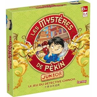 Lansay Les Mysteries de PEKIN Junior Edition Onderzoek gezelschapsspel voor kinderen vanaf 5 jaar 20 puzzels om op te lossen om met familie of vrienden te spelen 2 tot 4 spelers - Lansay Les Mysteries de PEKIN Junior Edition Onderzoek gezelschapsspel voor kinderen vanaf 5 jaar 20 puzzels om op te lossen om met familie of vrienden te spelen 2 tot 4 spelers -
