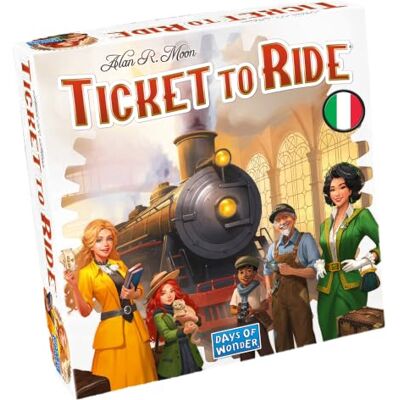 Days of Wonder Asmodee Ticket To Ride: Noord-Amerika (nieuwe versie) spel Strategisch bordspel voor spoornetwerken 2 tot 5 spelers 8+ jaar 30 tot 60 minuten editie Days of Wonder Asmodee Ticket To Ride: Noord-Amerika (nieuwe versie) spel Strategisch bordspel voor spoornetwerken 2 tot 5 spelers 8+ jaar 30 tot 60 minuten editie