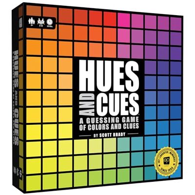 USAopoly Hues and Cues Verlicht creatief denken, woordcombinatie, boeiend en visueel uniek USAopoly Hues and Cues Verlicht creatief denken, woordcombinatie, boeiend en visueel uniek
