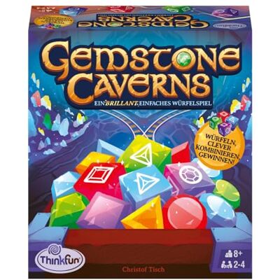 ThinkFun Gemstone Caverns: een strategisches Roll & Write-spel ThinkFun Gemstone Caverns: een strategisches Roll & Write-spel