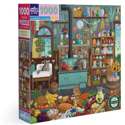 eeBoo -De keuken van de Alchemist-Volwassen Gerecycled Puzzel-Puzzel1000 stukjes van gerecycled karton met fascinerende details, PZTALK eeBoo -De keuken van de Alchemist-Volwassen Gerecycled Puzzel-Puzzel1000 stukjes van gerecycled karton met fascinerende details, PZTALK