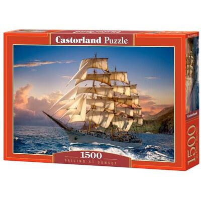 Castorland Segeln bij zonondergang (puzzel): Sailing at Sunset Castorland Segeln bij zonondergang (puzzel): Sailing at Sunset