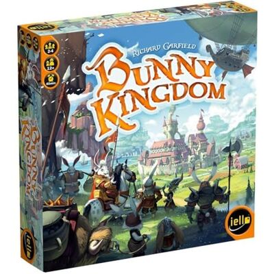 IELLO Bunny Kingdom – Franse versie – Strategie gezelschapsspel – draft, plaatsing, verovering en geheime missies, bijna 200 figuren, 2-4 spelers IELLO Bunny Kingdom – Franse versie – Strategie gezelschapsspel – draft, plaatsing, verovering en geheime missies, bijna 200 figuren, 2-4 spelers