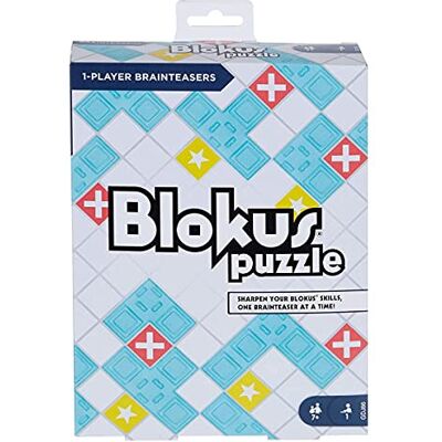 Mattel Blokus puzzel, strategiespel, individuele reiseditie, GDJ86 Mattel Blokus puzzel, strategiespel, individuele reiseditie, GDJ86