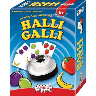 AMIGO Spel + Vrije tijd Halli Galli (kaartspel): Op de Glocke klaar los! Standaardspel AMIGO Spel + Vrije tijd Halli Galli (kaartspel): Op de Glocke klaar los! Standaardspel