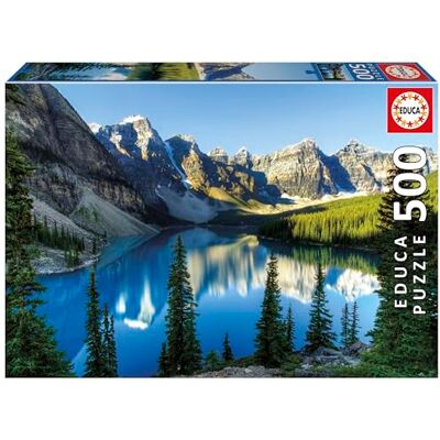 Educa Puzzle Le lac d'Alberta 500 pièces Dès 11 ans 48x34cm Educa Puzzle Le lac d'Alberta 500 pièces Dès 11 ans 48x34cm