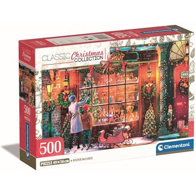 Clementoni 35567 Old Toy Shop puzzel voor volwassenen, 500 stukjes, gemaakt in Italië, meerkleurig, 35567, meerkleurig Clementoni 35567 Old Toy Shop puzzel voor volwassenen, 500 stukjes, gemaakt in Italië, meerkleurig, 35567, meerkleurig
