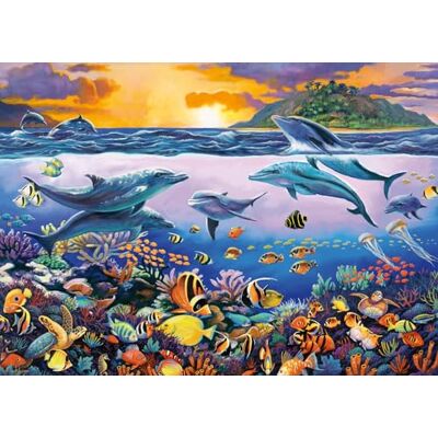 Rio 11010053 Amusement sous-marin puzzle de 1000 pièces cadeaux pour adultes et enfants à partir de 14 ans Rio 11010053 Amusement sous-marin puzzle de 1000 pièces cadeaux pour adultes et enfants à partir de 14 ans