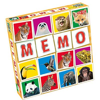 Tactic Wildlife Memo Game 41441 Memo Wildlife meerkleurig Tactic Wildlife Memo Game 41441 Memo Wildlife meerkleurig