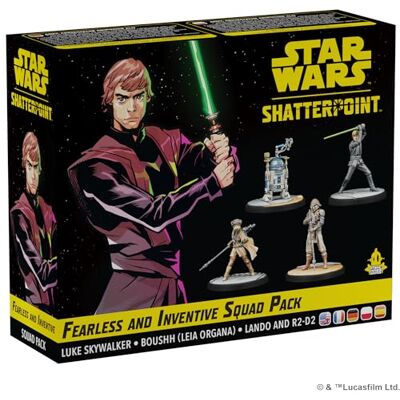 Asmodee Star Wars: Shatterpoint Fearless and Inventive Squad Pack EN 2 spelers 14+ 60-120 minuten strategiespel Asmodee Star Wars: Shatterpoint Fearless and Inventive Squad Pack EN 2 spelers 14+ 60-120 minuten strategiespel
