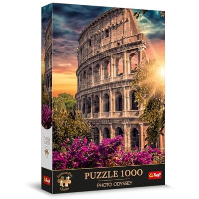 Trefl Premium Plus Quality Odyssey fotopuzzel: Colosseum, amfitheater van Rome: dorp Oia, Santorini 1000 stukjes, unieke fotoserie, voor volwassenen en kinderen vanaf 12 jaar Trefl Premium Plus Quality Odyssey fotopuzzel: Colosseum, amfitheater van Rome: dorp Oia, Santorini 1000 stukjes, unieke fotoserie, voor volwassenen en kinderen vanaf 12 jaar