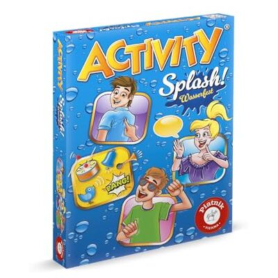 Piatnik Activity Splash: de partyklassieker voor onderwegen; met 300 taken en 4 verschillende varianten; op waterdichte speelkaarten Piatnik Activity Splash: de partyklassieker voor onderwegen; met 300 taken en 4 verschillende varianten; op waterdichte speelkaarten