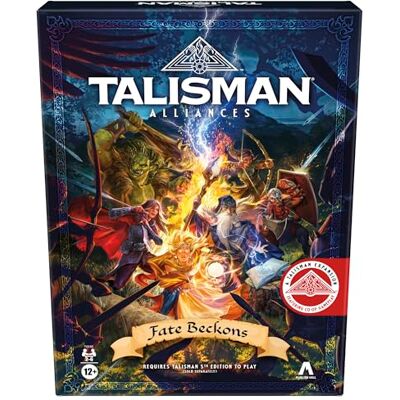 Hasbro Talisman Alliances-bordspel: De roep van het lot, bordspel, uitbreiding Talisman, vereist Talisman 5e editie om te spelen Engelse versie Hasbro Talisman Alliances-bordspel: De roep van het lot, bordspel, uitbreiding Talisman, vereist Talisman 5e editie om te spelen Engelse versie