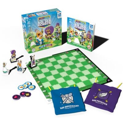 Megableu Mega Blue Het verhaal van de schaakkoning educatief spel vanaf 3 jaar van 2 tot 4 spelers 678146 Megableu Mega Blue Het verhaal van de schaakkoning educatief spel vanaf 3 jaar van 2 tot 4 spelers 678146