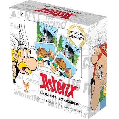 Topi Games Asterix Remember gezelschapsspel kaartspel familie vanaf 7 jaar 2 tot 8 spelers AST-RM-MI-116001 Franse versie Topi Games Asterix Remember gezelschapsspel kaartspel familie vanaf 7 jaar 2 tot 8 spelers AST-RM-MI-116001 Franse versie