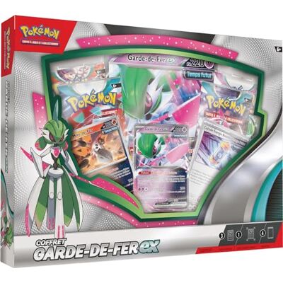 Pokémon Set van 4 boosters: Guard-de-Fer-ex of Rugit-Lune-ex (willekeurig model) Bordspellen Speel- en verzamelkaartspellen Vanaf 6 jaar Franse versie Pokémon Set van 4 boosters: Guard-de-Fer-ex of Rugit-Lune-ex (willekeurig model) Bordspellen Speel- en verzamelkaartspellen Vanaf 6 jaar Franse versie