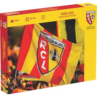 Megableu Puzzel 300 stukjes RC Lens officieel 2D puzzel Football Racing Club van Lens formaat 50 x 34 cm voor kinderen vanaf 7 jaar cadeau-idee kinderen fan RC Lens gelicentieerd product Megableu Puzzel 300 stukjes RC Lens officieel 2D puzzel Football Racing Club van Lens formaat 50 x 34 cm voor kinderen vanaf 7 jaar cadeau-idee kinderen fan RC Lens gelicentieerd product