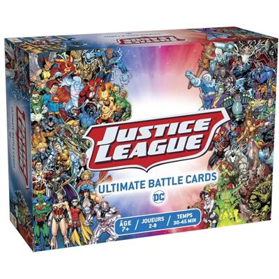 Topi Games Justice League Ultimate Battle Cards Gezelschapsspel Bordspel Vanaf 7 jaar 2 tot 8 spelers JL-UBC-579001 Franse versie Topi Games Justice League Ultimate Battle Cards Gezelschapsspel Bordspel Vanaf 7 jaar 2 tot 8 spelers JL-UBC-579001 Franse versie