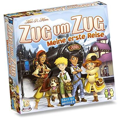 Asmodee Zug um Zug: Mijn erste Reise: Kinderspel Duitse versie Asmodee Zug um Zug: Mijn erste Reise: Kinderspel Duitse versie