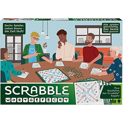 Mattel GTJ27 Scrabble Woorden Combat Bordspel Bordspel Bordspel Familiespel Ontwerp Kan Variëren, Vanaf 10 Jaar Mattel GTJ27 Scrabble Woorden Combat Bordspel Bordspel Bordspel Familiespel Ontwerp Kan Variëren, Vanaf 10 Jaar