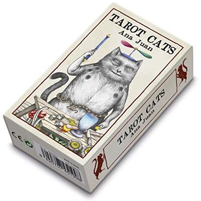 Fournier 10020845 Tarot Cats by Ana Juan, één kleur, (1044658) Fournier 10020845 Tarot Cats by Ana Juan, één kleur, (1044658)