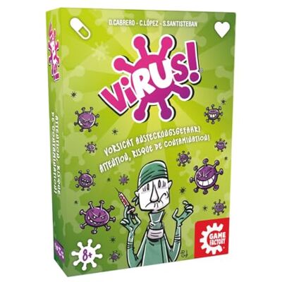 Game Factory Virus Kaartspel voor 2 tot 6 spelers, vanaf 8 jaar Game Factory Virus Kaartspel voor 2 tot 6 spelers, vanaf 8 jaar