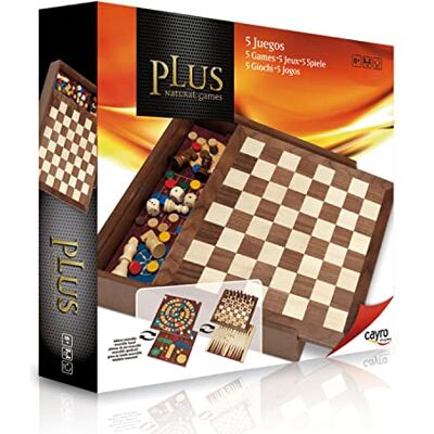 Cayro – 5 spellen – observatie- en logicaspel – tafelspel – ontwikkeling van cognitieve vaardigheden en intelligentie – traditioneel spel (1615) Cranberry Cayro – 5 spellen – observatie- en logicaspel – tafelspel – ontwikkeling van cognitieve vaardigheden en intelligentie – traditioneel spel (1615) Cranberry