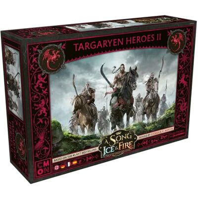 CMON A Song of Ice & Fire Helden van Haus Targaryen II Uitbreiding Tabletop 2 spelers Vanaf 14 jaar 45+ minuten Duits Meertalig CMON A Song of Ice & Fire Helden van Haus Targaryen II Uitbreiding Tabletop 2 spelers Vanaf 14 jaar 45+ minuten Duits Meertalig