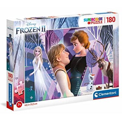 Clementoni Italy Disney La Reine des Neiges 2-180 pièces-Puzzle Enfant-fabriqué en Italie, 7 Ans et Plus, 29309 Clementoni Italy Disney La Reine des Neiges 2-180 pièces-Puzzle Enfant-fabriqué en Italie, 7 Ans et Plus, 29309