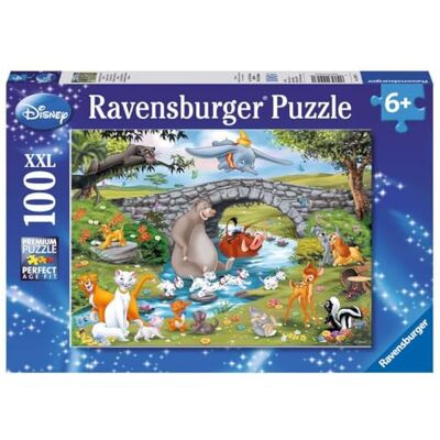 Ravensburger DAF: De familie van dierenvrienden 100 stuks xxl Meisjes of jongens vanaf 6 jaar hoogwaardige puzzel dik en duurzaam karton XXL-stukken Ravensburger DAF: De familie van dierenvrienden 100 stuks xxl Meisjes of jongens vanaf 6 jaar hoogwaardige puzzel dik en duurzaam karton XXL-stukken