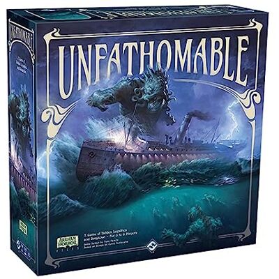 Fantasy Flight Games FFG , Unfathomable, Board Game, Leeftijd 14+, 3-6 spelers, 120-240 minuten Playing Time, FFGUNF01, zwart Fantasy Flight Games FFG , Unfathomable, Board Game, Leeftijd 14+, 3-6 spelers, 120-240 minuten Playing Time, FFGUNF01, zwart