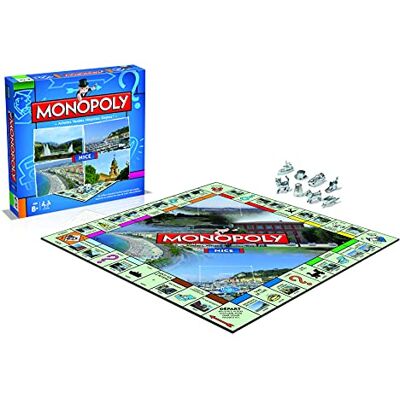 Winning Moves Monopoly Nice in het Frans – bordspel 8+ – gezelschapsspel voor 2 tot 6 spelers – familiespellen in het Frans Winning Moves Monopoly Nice in het Frans – bordspel 8+ – gezelschapsspel voor 2 tot 6 spelers – familiespellen in het Frans