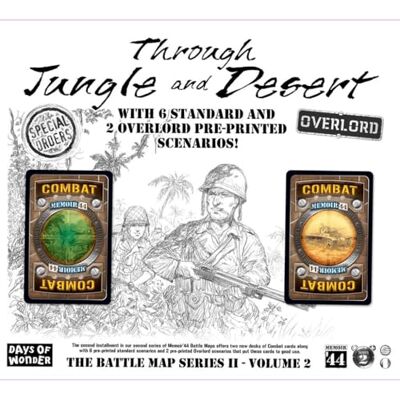 Asmodee Days of Wonder Memoir '44 OP6 Battle Map: Through Desert and Jungle gezelschapsspel 8+ 2-8 personen 30-90 min FR/ENG Asmodee Days of Wonder Memoir '44 OP6 Battle Map: Through Desert and Jungle gezelschapsspel 8+ 2-8 personen 30-90 min FR/ENG