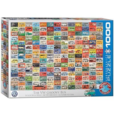 EuroGraphics Volkswagen Groovy Bus (puzzel) EuroGraphics Volkswagen Groovy Bus (puzzel)