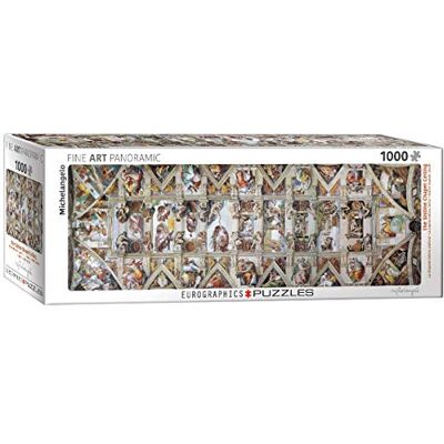 EuroGraphics Sistine Chapel Pano 1000 stuks puzzel EuroGraphics Sistine Chapel Pano 1000 stuks puzzel