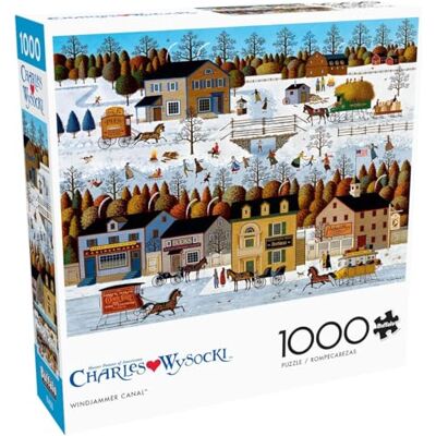 Buffalo Games Charles Wysocki Winddichte kanaal 1000 stukjes puzzel voor volwassenen stimulerende puzzel perfect voor spelavonden de grootte van de afgewerkte puzzel is 68 x 50 cm Buffalo Games Charles Wysocki Winddichte kanaal 1000 stukjes puzzel voor volwassenen stimulerende puzzel perfect voor spelavonden de grootte van de afgewerkte puzzel is 68 x 50 cm