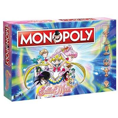 Winning Moves Monopoly Sailor Moon Monopoly Broodspel, Sailor Moon Versie, vanaf 8 jaar Winning Moves Monopoly Sailor Moon Monopoly Broodspel, Sailor Moon Versie, vanaf 8 jaar