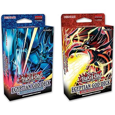Yu-Gi-Oh! TRADING CARD GAME Egyptisch goden deck set: Obelisk der Peiniger + Slifer der Hemelsdraak Duitse uitgave Yu-Gi-Oh! TRADING CARD GAME Egyptisch goden deck set: Obelisk der Peiniger + Slifer der Hemelsdraak Duitse uitgave