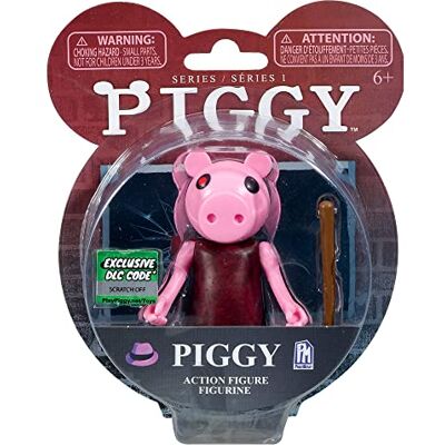 Bizak Piggy 64238045 10 cm Piggy figuur, nu kun je het spel thuis met je favoriete figuren naspelen, wordt geleverd met accessoires en een code in het videospel Bizak Piggy 64238045 10 cm Piggy figuur, nu kun je het spel thuis met je favoriete figuren naspelen, wordt geleverd met accessoires en een code in het videospel