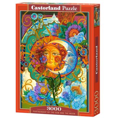 Castorland Puzzel 3000 stukjes, partnerschap van zon en maan, kunstpuzzel, puzzel voor volwassenen, C-300679-2 Castorland Puzzel 3000 stukjes, partnerschap van zon en maan, kunstpuzzel, puzzel voor volwassenen, C-300679-2