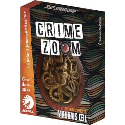 Asmodee Aurora Crime Zoom: Boze Oog, gezelschapsspellen, onderzoeksspellen, observatiespellen, vanaf 14 jaar, 1 tot 6 spelers, Franse versie Asmodee Aurora Crime Zoom: Boze Oog, gezelschapsspellen, onderzoeksspellen, observatiespellen, vanaf 14 jaar, 1 tot 6 spelers, Franse versie