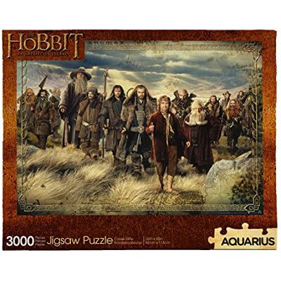 AQUARIUS The Hobbit puzzel (puzzel van 3000 stuks) onder officiële licentie The Hobbit Merchandising & Collectibles 81,3 x 114,3 cm AQUARIUS The Hobbit puzzel (puzzel van 3000 stuks) onder officiële licentie The Hobbit Merchandising & Collectibles 81,3 x 114,3 cm